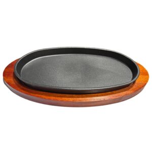 Plato Ovalado Hierro Fundido Grande 30cm x 17cm