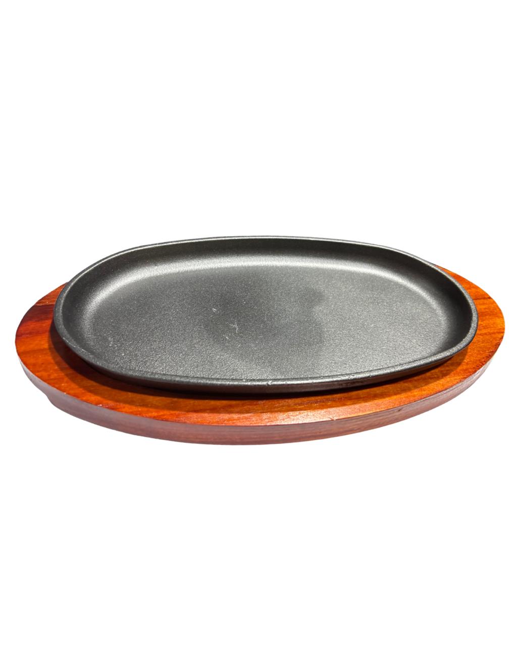 Plato Ovalado Hierro Fundido Grande 30cm