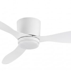 Ventilador De Techo Minimalista 3 Aspas Con Luz LED y Control Remoto
